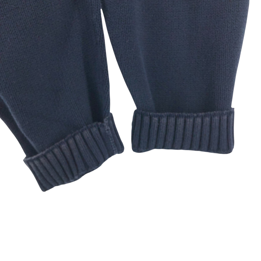 CHAPS Cotton Knit Half-Zip Sweater, Men's, XXL cotton navy blue type Vintage Second Hand