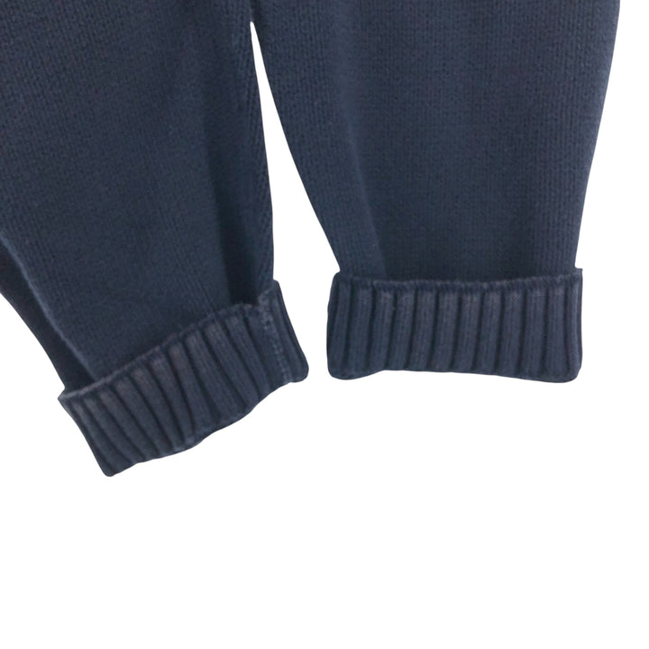 CHAPS Cotton Knit Half-Zip Sweater, Men's, XXL cotton navy blue type Vintage Second Hand