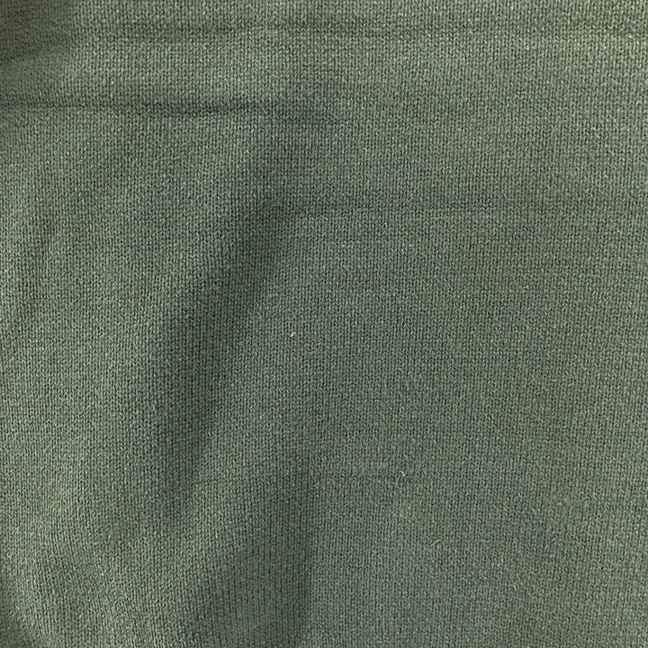 Tommy Hilfiger Cotton Knit Sweater, Men's Size L cotton Green type dark green Vintage Second Hand