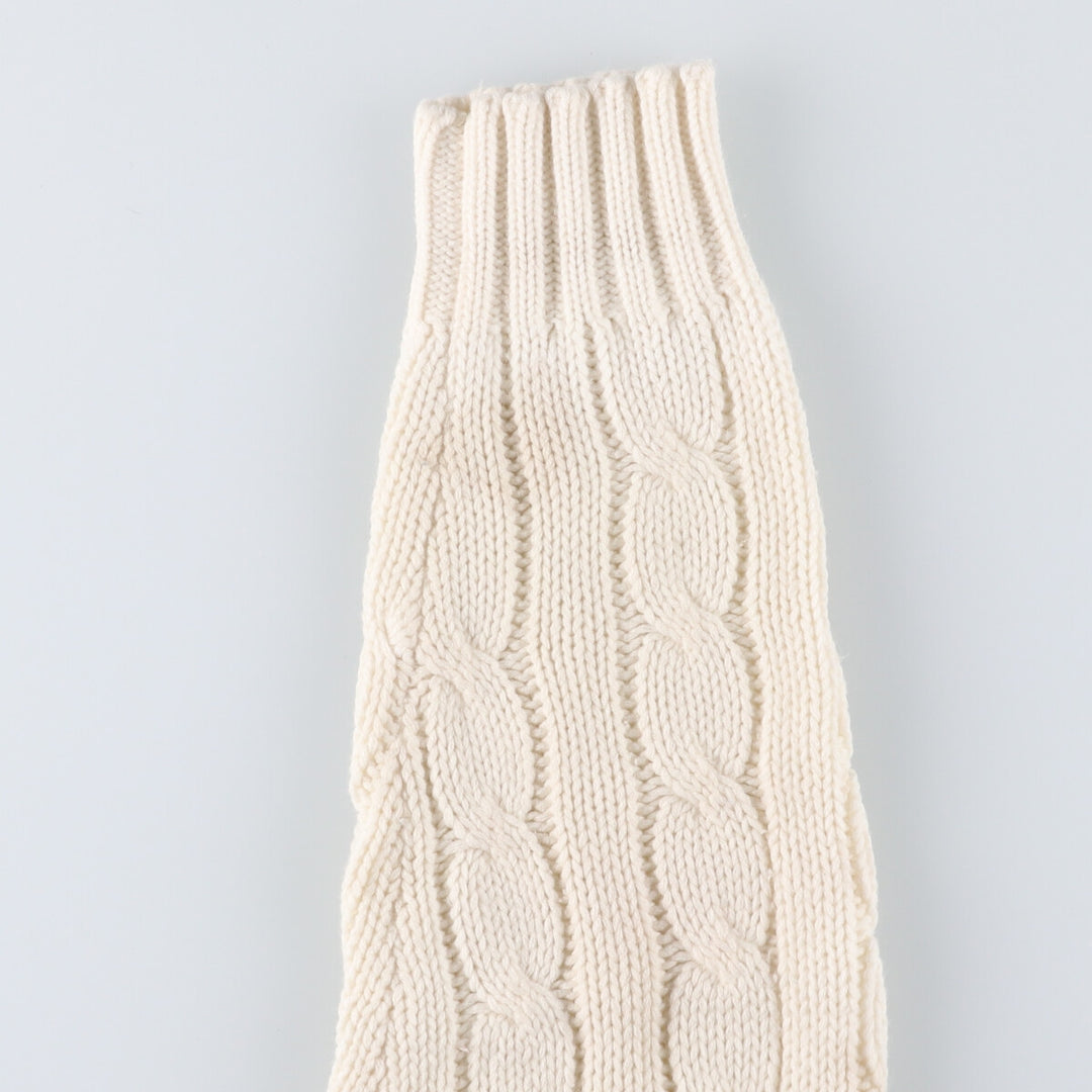 Vintage 60s-70'S IZOD Cardigan Knit Sweater, Men's Size L acrylic ivory Vintage Second Hand