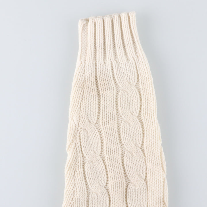 Vintage 60s-70'S IZOD Cardigan Knit Sweater, Men's Size L acrylic ivory Vintage Second Hand