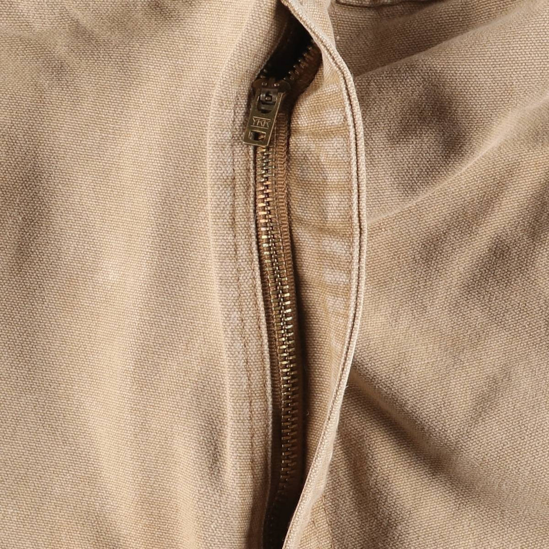 00'S Carhartt Double Knee Duck Overalls Made in USA Men's W36 cotton Beige type Vintage Second Hand