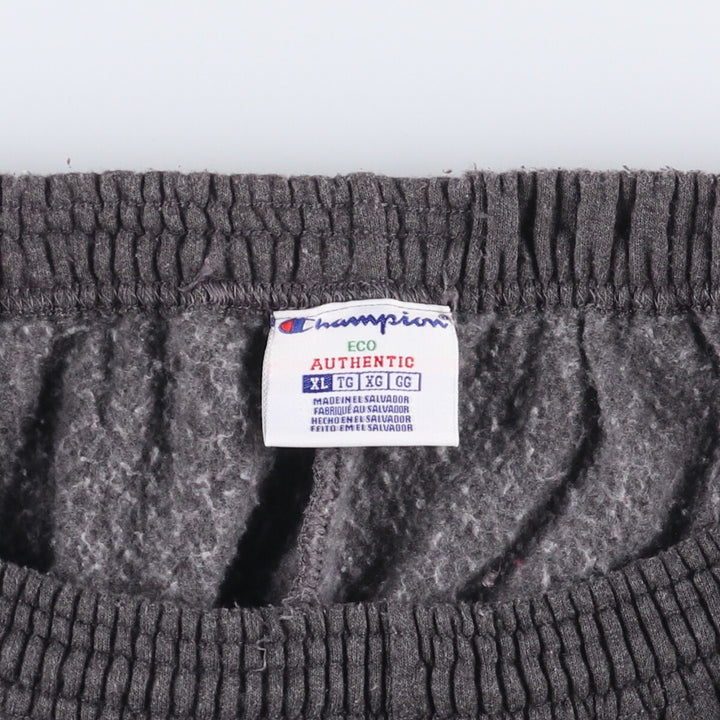 Champion ECO AUTHENTIC Remake Sweatpants, Women's XL cotton gray type Vintage Second Hand