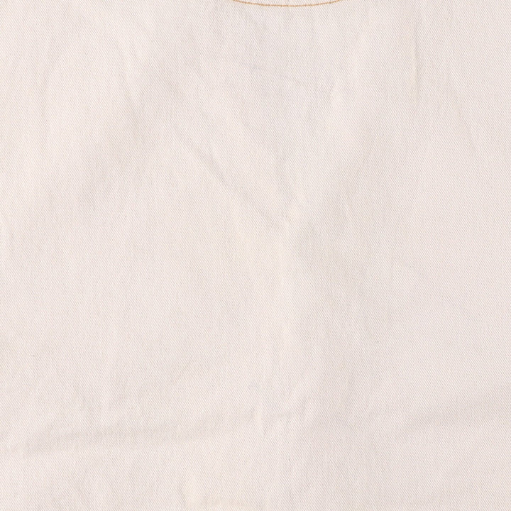 LAGATE JEANS denim vest made in USA, men's XL size cotton pale white type Vintage Second Hand