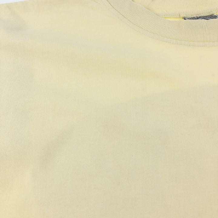 90'S Billabong Back Print Surf Skate T-shirt Men's M Size Vintage cotton yellow type Vintage Second Hand