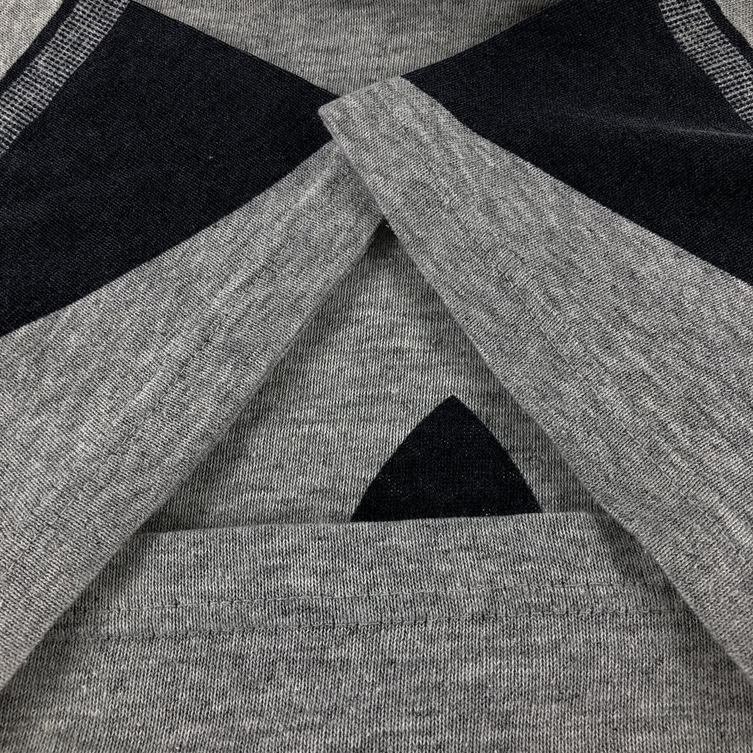 90'S Adidas Trefoil Logo Logo Print T-Shirt Men's L Size Vintage unclear gray type Vintage Second Hand