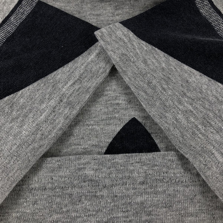 90'S Adidas Trefoil Logo Logo Print T-Shirt Men's L Size Vintage unclear gray type Vintage Second Hand