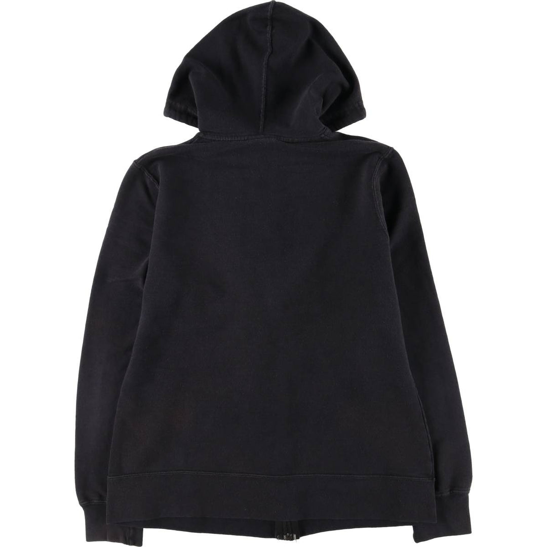Harley-Davidson Eagle Pattern Sweat Full Zip Hoodie Women's M Size cotton black type Vintage Second Hand