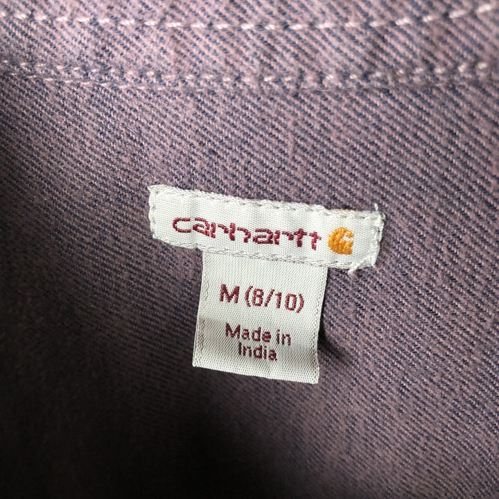Carhartt Long Sleeve Cotton Shirt, Women's Size M cotton purple type Vintage Second Hand