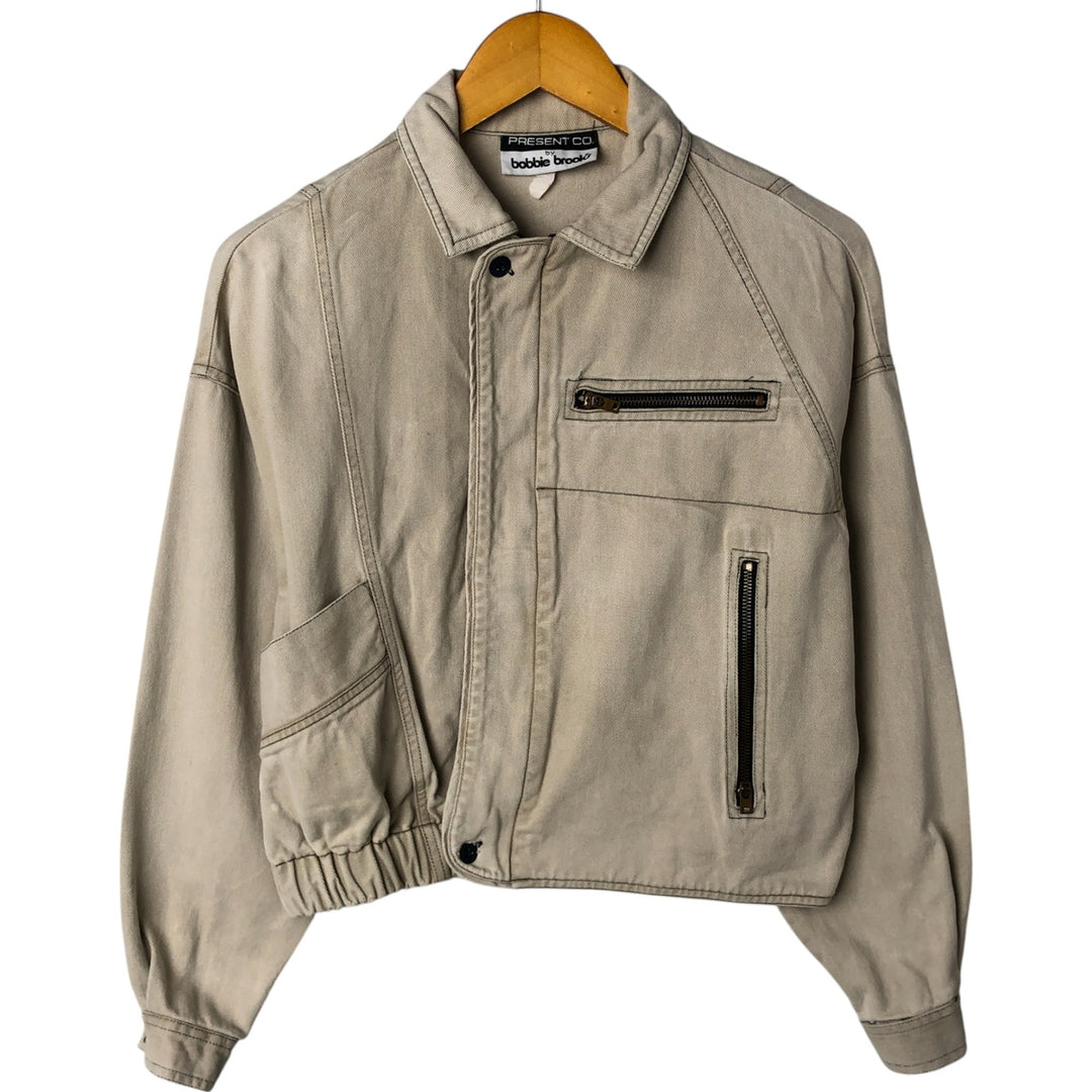 bobbie brooks cotton blouson women's size M unclear Beige type Vintage Second Hand