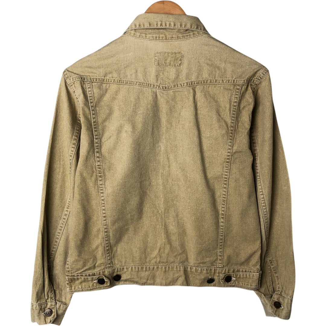 UFO denim jacket, denim jacket, made in Italy, women's size M, vintage cotton Beige type Vintage Second Hand