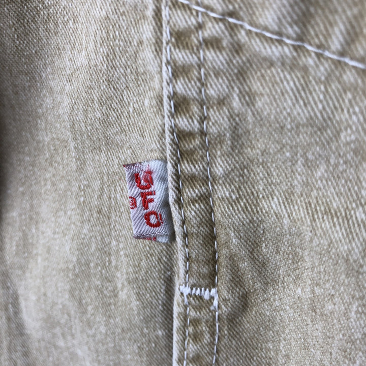 UFO denim jacket, denim jacket, made in Italy, women's size M, vintage cotton Beige type Vintage Second Hand