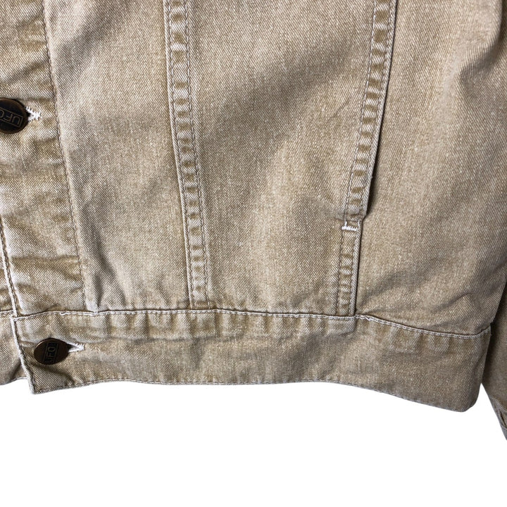 UFO denim jacket, denim jacket, made in Italy, women's size M, vintage cotton Beige type Vintage Second Hand