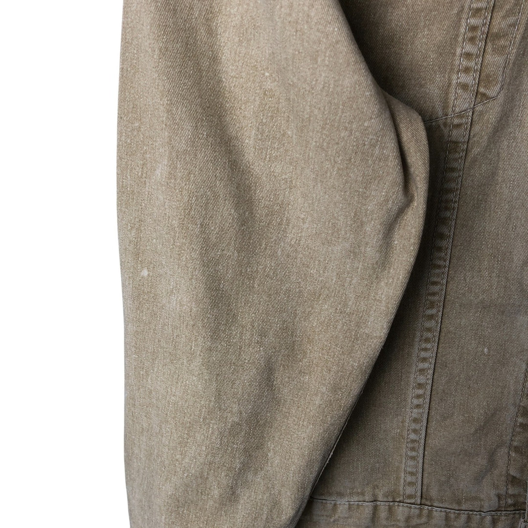 UFO denim jacket, denim jacket, made in Italy, women's size M, vintage cotton Beige type Vintage Second Hand