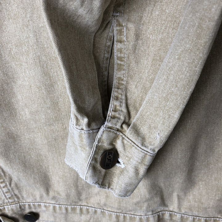 UFO denim jacket, denim jacket, made in Italy, women's size M, vintage cotton Beige type Vintage Second Hand