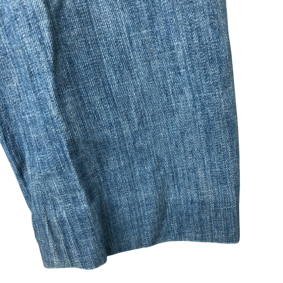 Vintage 70'S Lee denim tailored jacket, made in USA, size M for men cotton blue type Vintage Second Hand