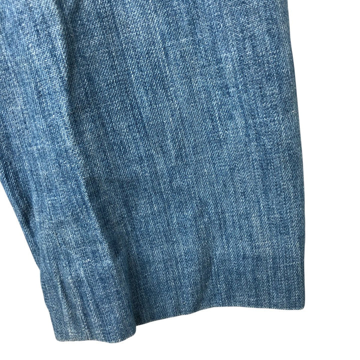 Vintage 70'S Lee denim tailored jacket, made in USA, size M for men cotton blue type Vintage Second Hand