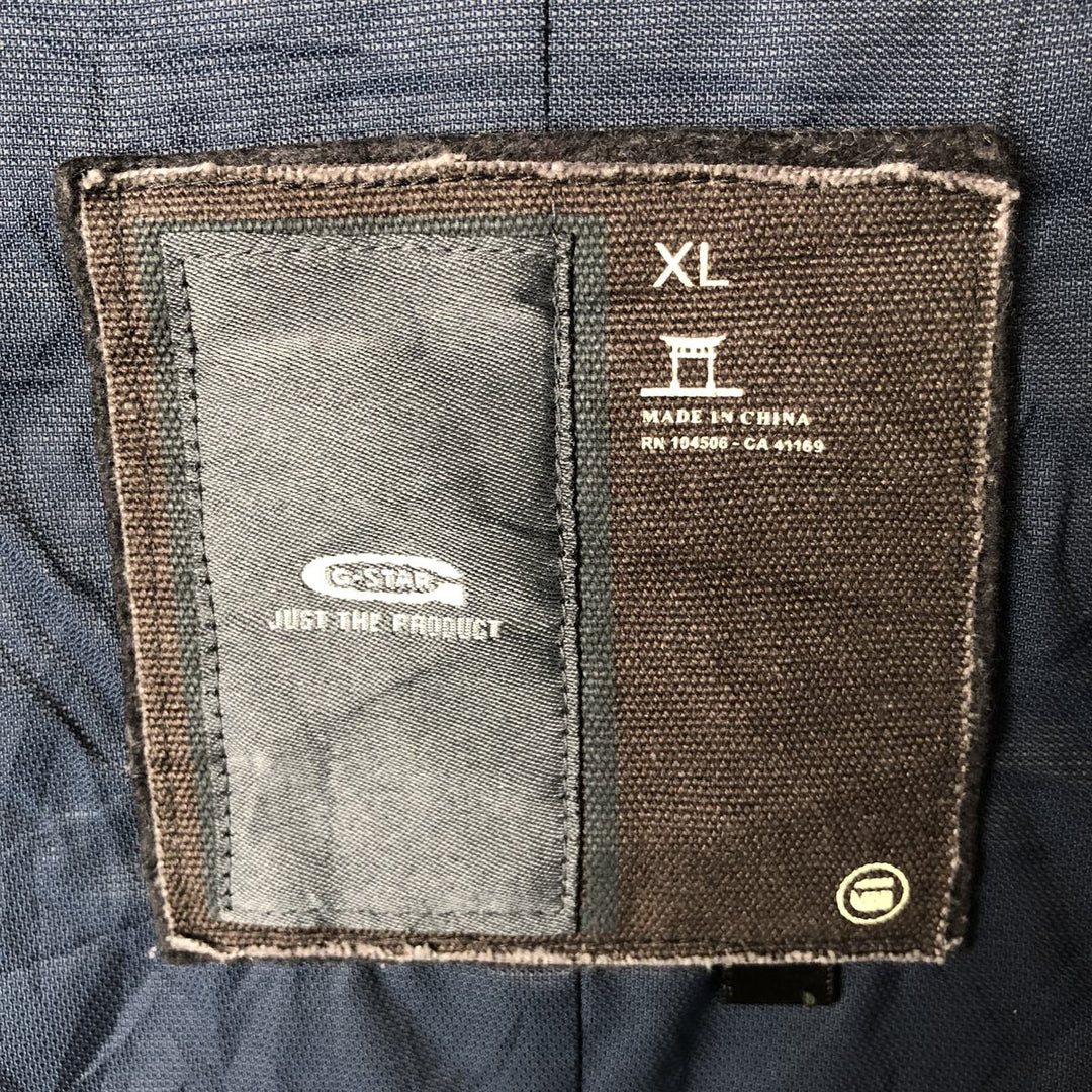 G-STAR RAW denim coat, men's size XL cotton black type Vintage Second Hand