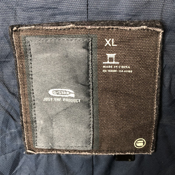 G-STAR RAW denim coat, men's size XL cotton black type Vintage Second Hand