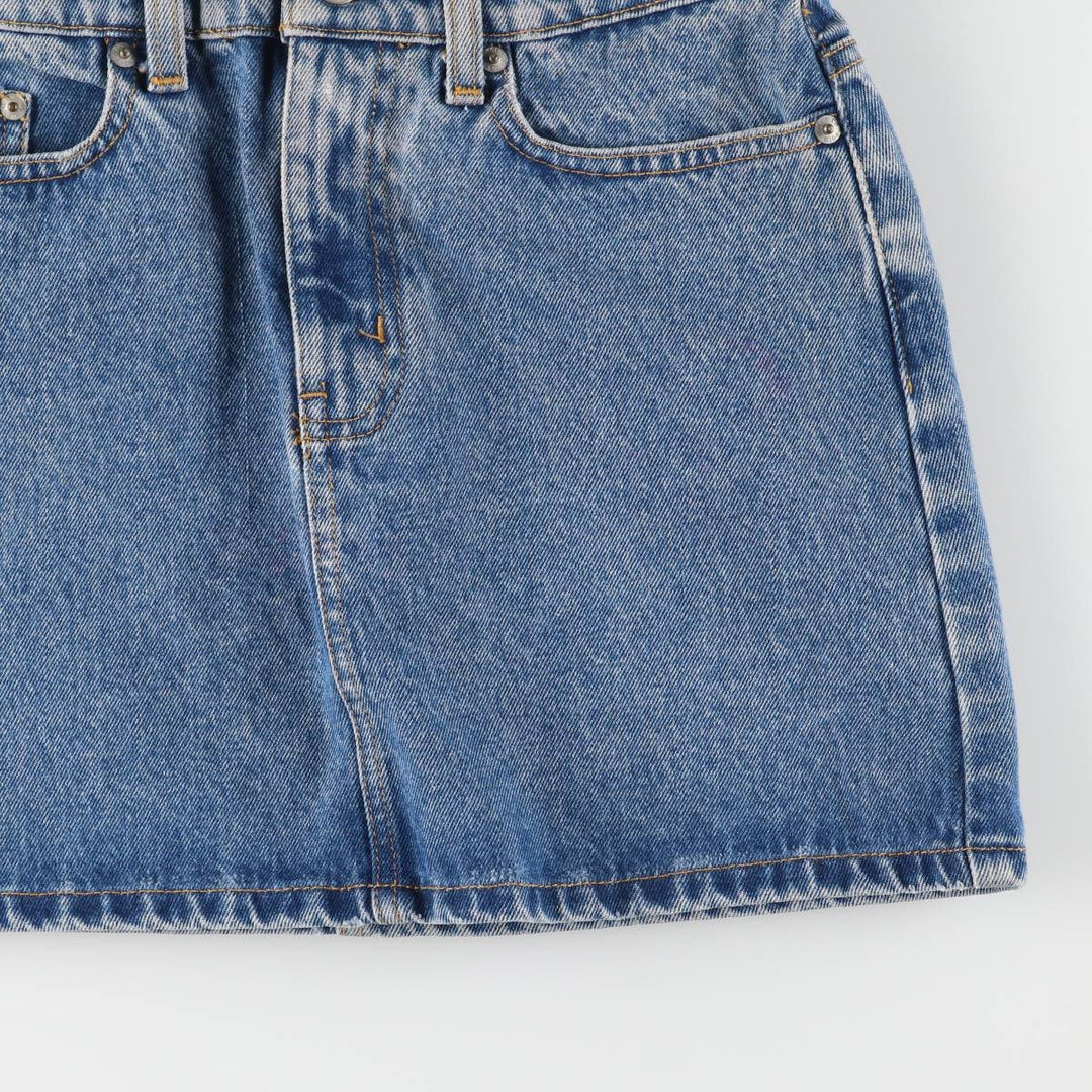 Ralph Lauren POLO JEANS COMPANY denim trapezoid mini skirt for women size L cotton blue type Vintage Second Hand