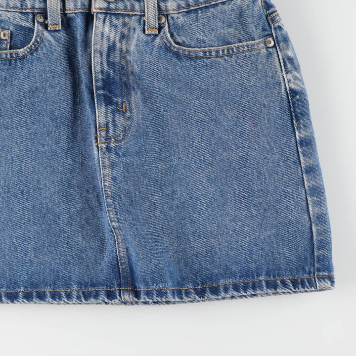 Ralph Lauren POLO JEANS COMPANY denim trapezoid mini skirt for women size L cotton blue type Vintage Second Hand