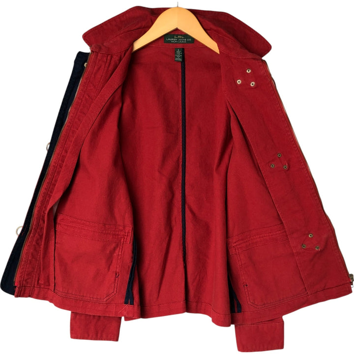 Ralph Lauren LRL LAUREN JEANS COMPANY Fireman Jacket Women's S size cotton red type Vintage Second Hand