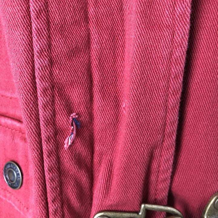 Ralph Lauren LRL LAUREN JEANS COMPANY Fireman Jacket Women's S size cotton red type Vintage Second Hand