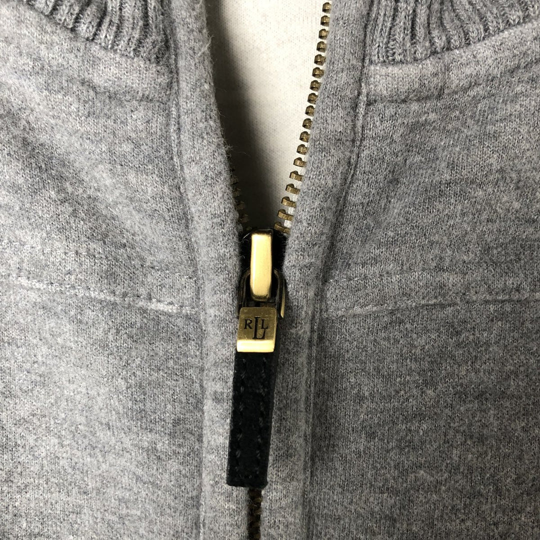 Ralph Lauren LAUREN Lauren Sweat Blouson Women's XXL cotton gray type Vintage Second Hand
