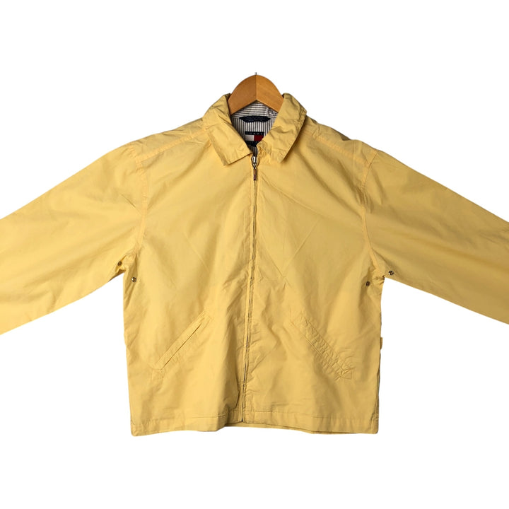 90s~ Tommy Hilfiger Swing Top Sports Jacket Men's M Size Vintage cotton yellow type Vintage Second Hand