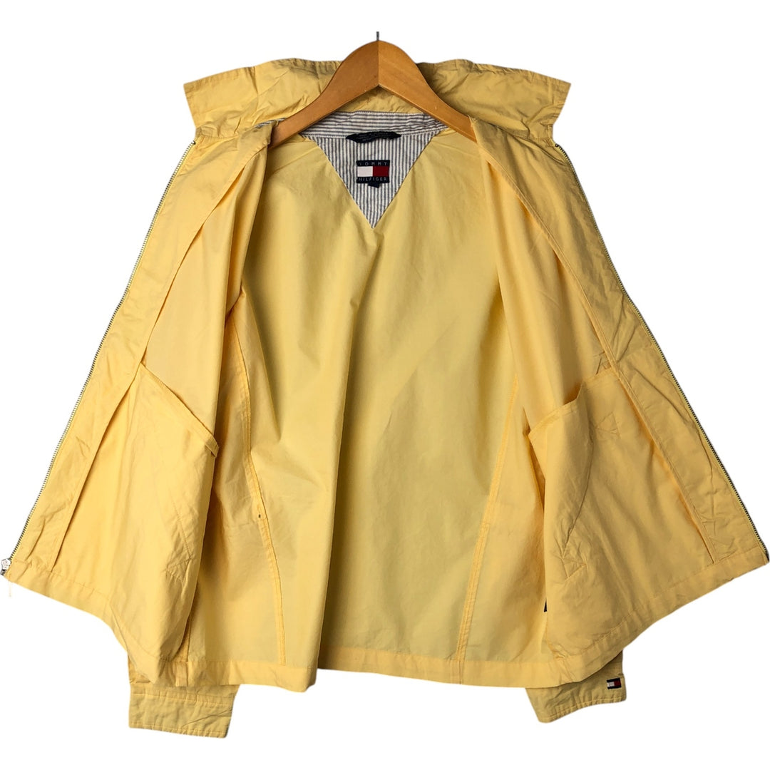 90s~ Tommy Hilfiger Swing Top Sports Jacket Men's M Size Vintage cotton yellow type Vintage Second Hand