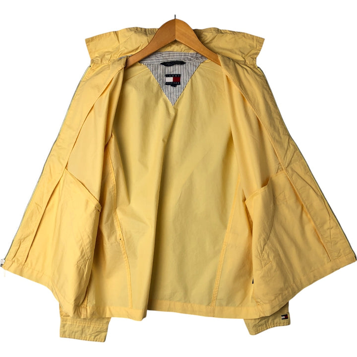 90s~ Tommy Hilfiger Swing Top Sports Jacket Men's M Size Vintage cotton yellow type Vintage Second Hand