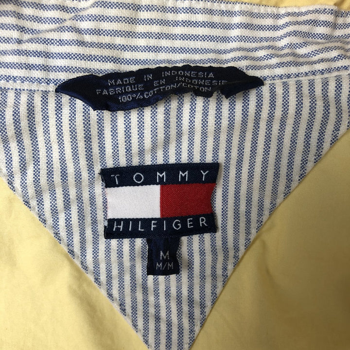 90s~ Tommy Hilfiger Swing Top Sports Jacket Men's M Size Vintage cotton yellow type Vintage Second Hand