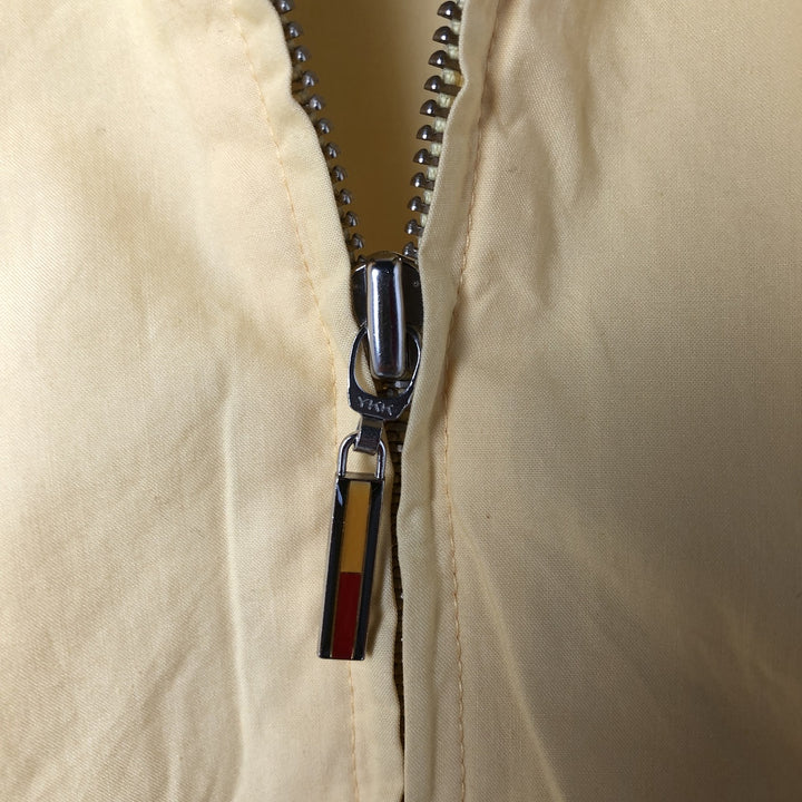 90s~ Tommy Hilfiger Swing Top Sports Jacket Men's M Size Vintage cotton yellow type Vintage Second Hand