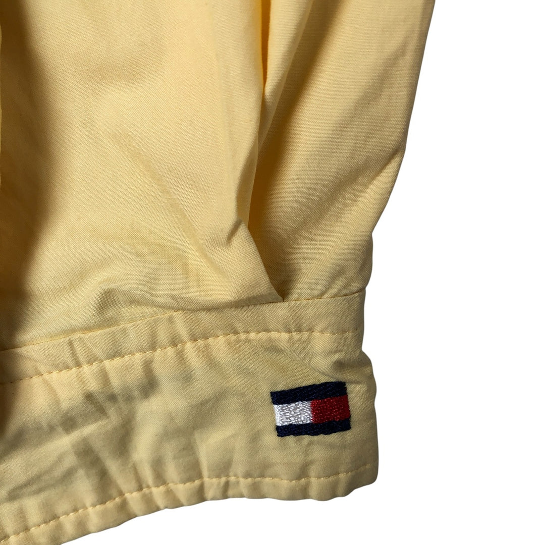 90s~ Tommy Hilfiger Swing Top Sports Jacket Men's M Size Vintage cotton yellow type Vintage Second Hand