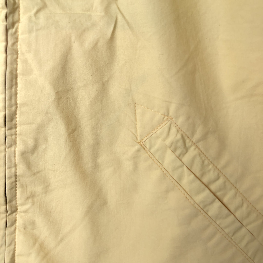 90s~ Tommy Hilfiger Swing Top Sports Jacket Men's M Size Vintage cotton yellow type Vintage Second Hand