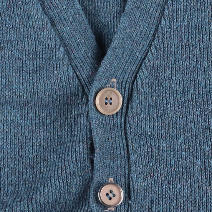 Vintage 1960'S Sears acrylic knit cardigan, size M, men's acrylic blue type Vintage Second Hand