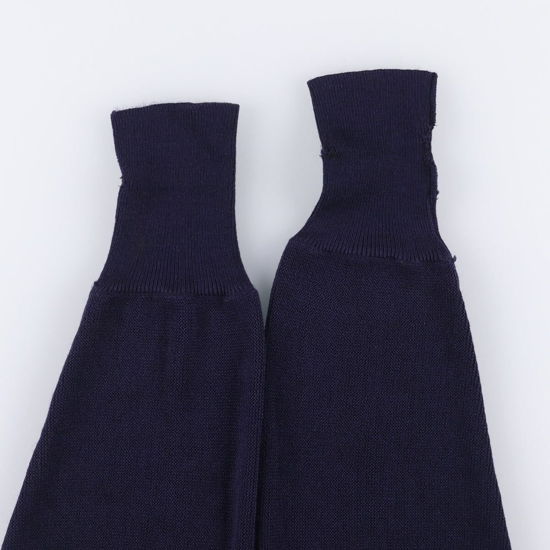 Vintage 1970'S Lacoste Chemise French Lacoste acrylic knit cardigan, men's size L acrylic navy blue type Vintage Second Hand