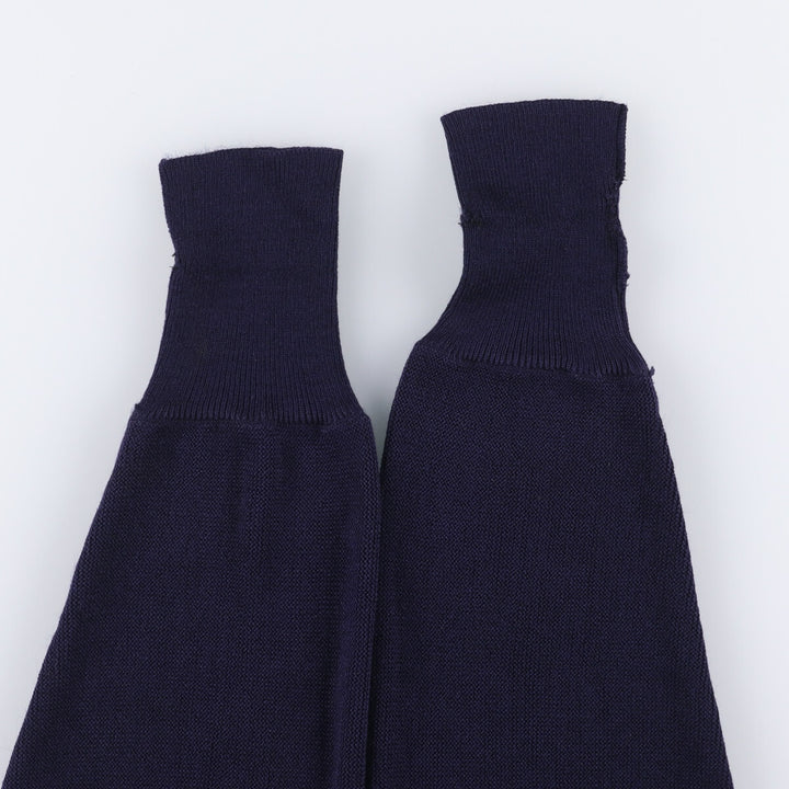 Vintage 1970'S Lacoste Chemise French Lacoste acrylic knit cardigan, men's size L acrylic navy blue type Vintage Second Hand