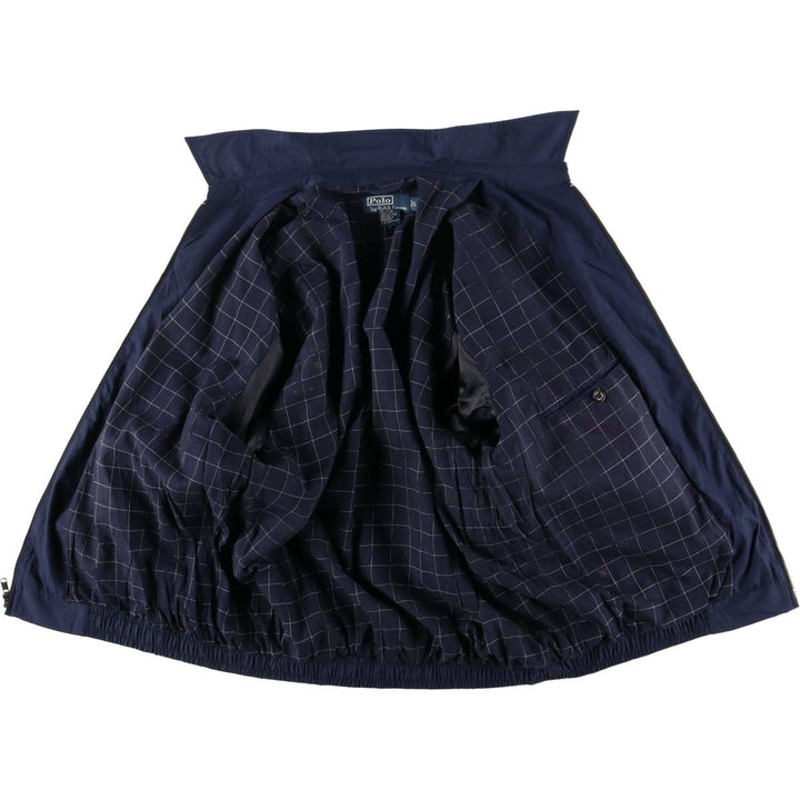 Ralph Lauren POLO by Ralph Lauren Swing Top Sports Jacket Men's L size polyester navy blue type Vintage Second Hand