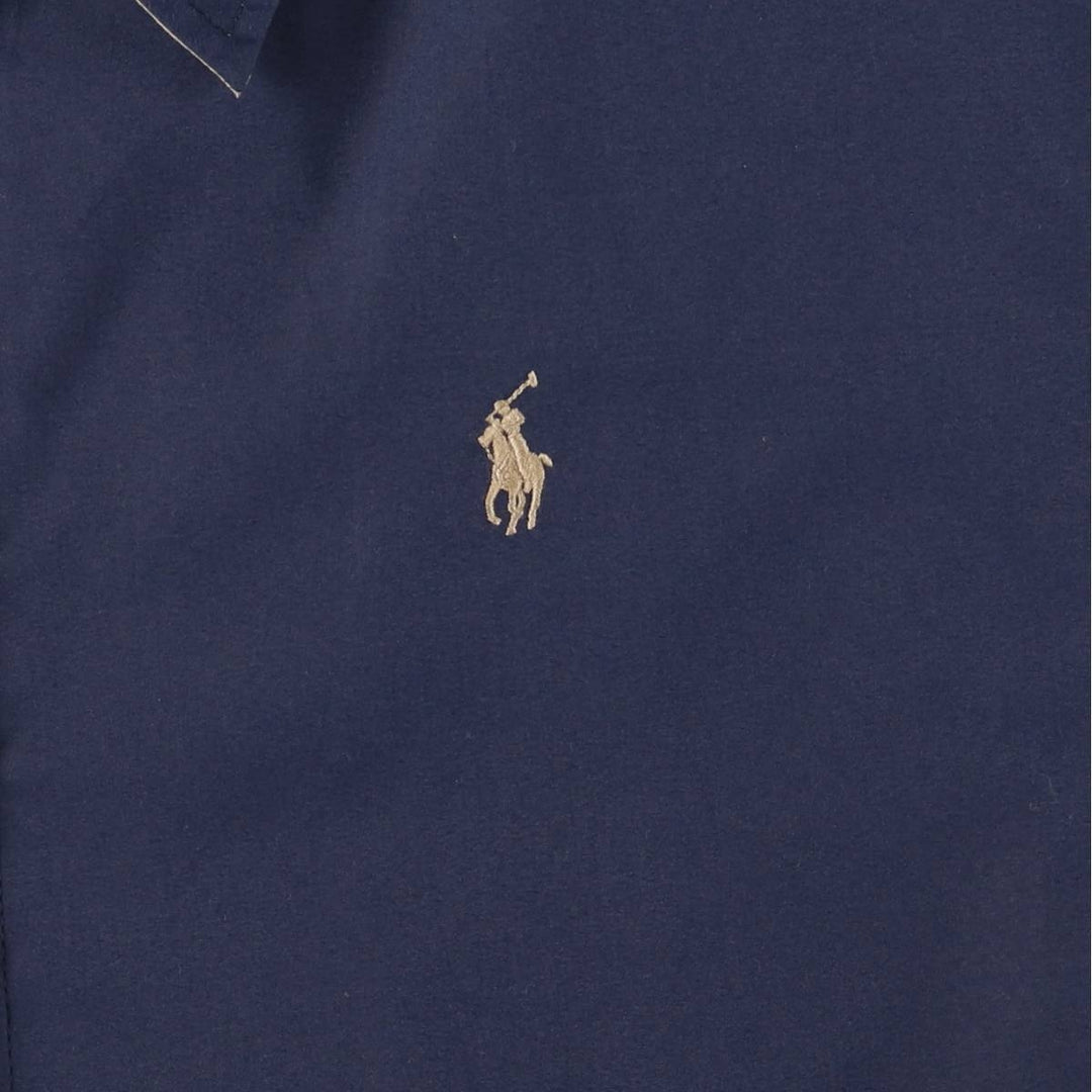 Ralph Lauren POLO by Ralph Lauren Swing Top Sports Jacket Men's L size polyester navy blue type Vintage Second Hand