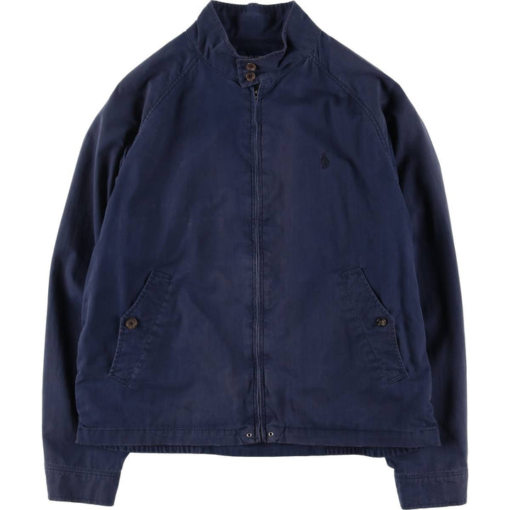 Ralph Lauren POLO GOLF Harrington Jacket Swing Top Men's L size cotton navy blue type Vintage Second Hand