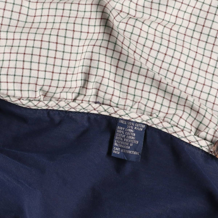 Ralph Lauren POLO GOLF Harrington Jacket Swing Top Men's L size cotton navy blue type Vintage Second Hand