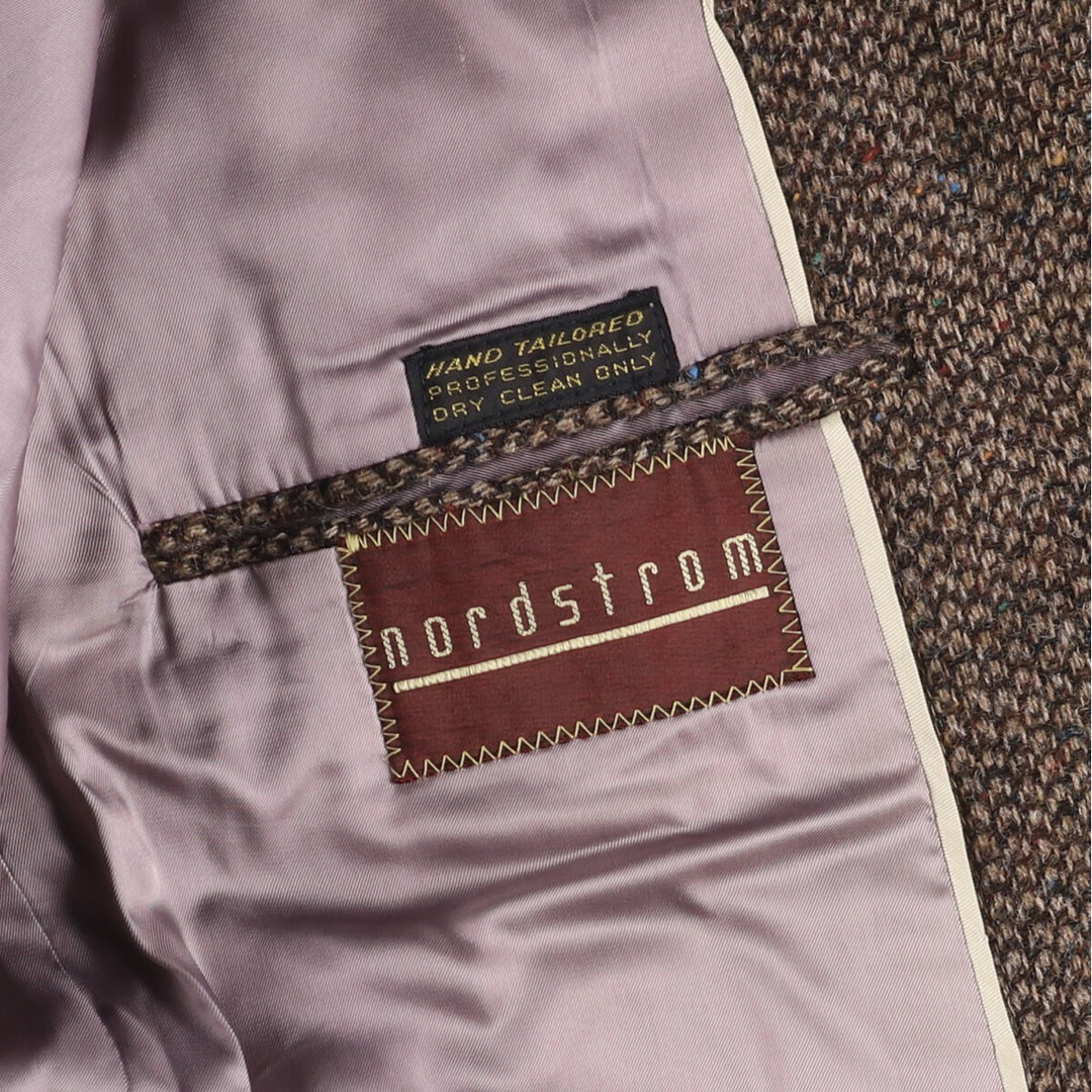 Nordstrom Color Nep Tailored Jacket Men's M size unclear brown type Vintage Second Hand