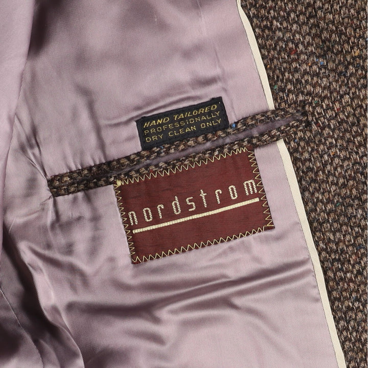 Nordstrom Color Nep Tailored Jacket Men's M size unclear brown type Vintage Second Hand