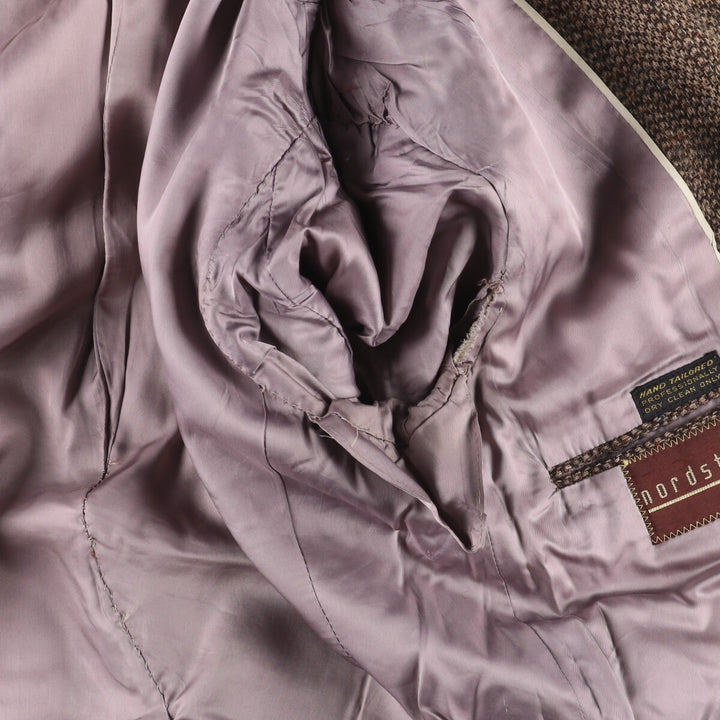 Nordstrom Color Nep Tailored Jacket Men's M size unclear brown type Vintage Second Hand