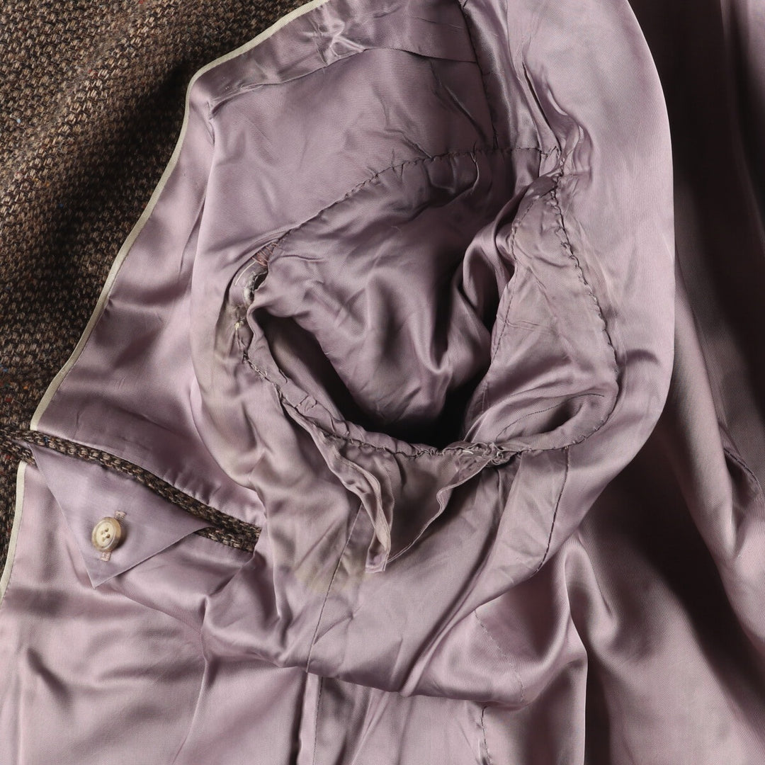 Nordstrom Color Nep Tailored Jacket Men's M size unclear brown type Vintage Second Hand