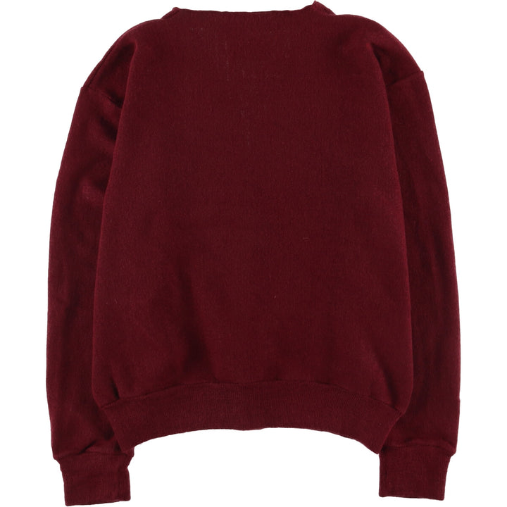 Vintage 1970'S Sears Kings Road acrylic knit cardigan, men's size XL acrylic wine-red Vintage Second Hand