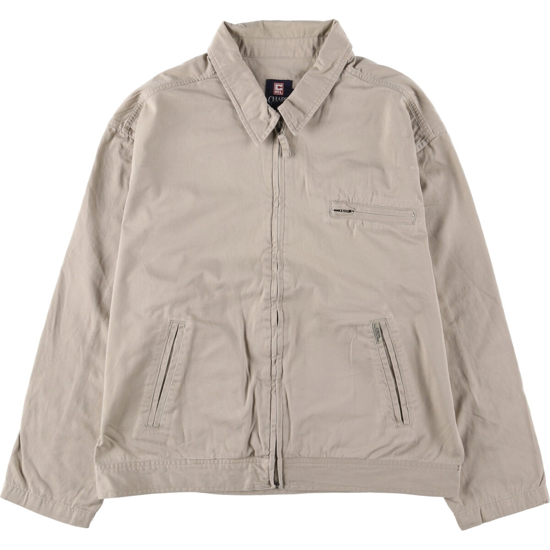 90'S Ralph Lauren CHAPS cotton jacket, men's XL size, vintage cotton Beige type Vintage Second Hand