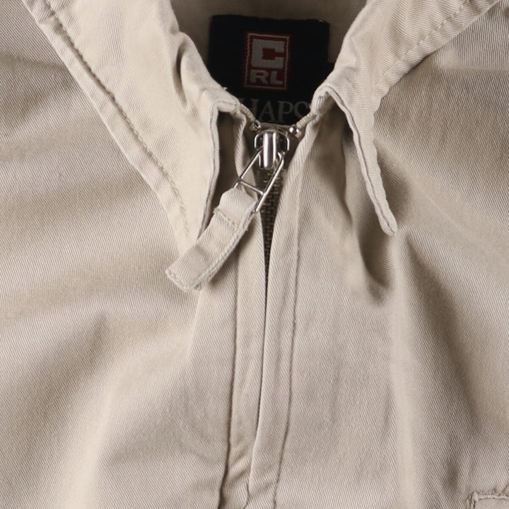 90'S Ralph Lauren CHAPS cotton jacket, men's XL size, vintage cotton Beige type Vintage Second Hand