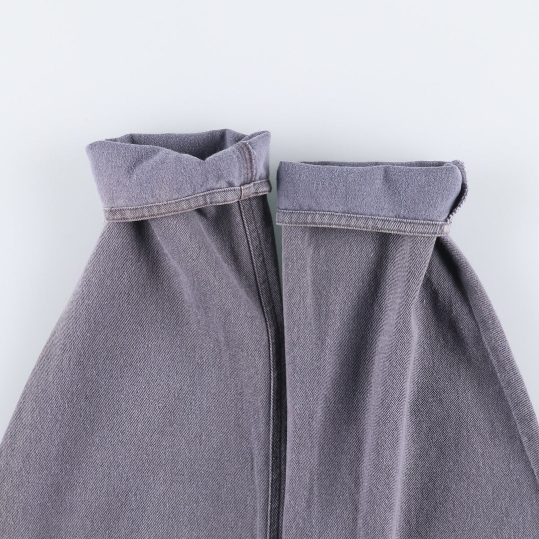 80'S Adidas Half Zip Cotton Pullover Men's M Size Vintage cotton gray type Vintage Second Hand